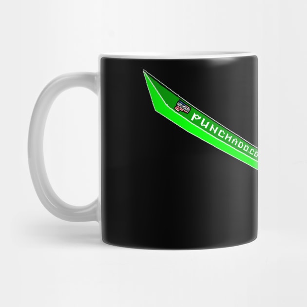 Katana with Blank Text, v. Code Green Lime by punchado